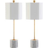 Set of 2 Magdalene Marble Table Lamps