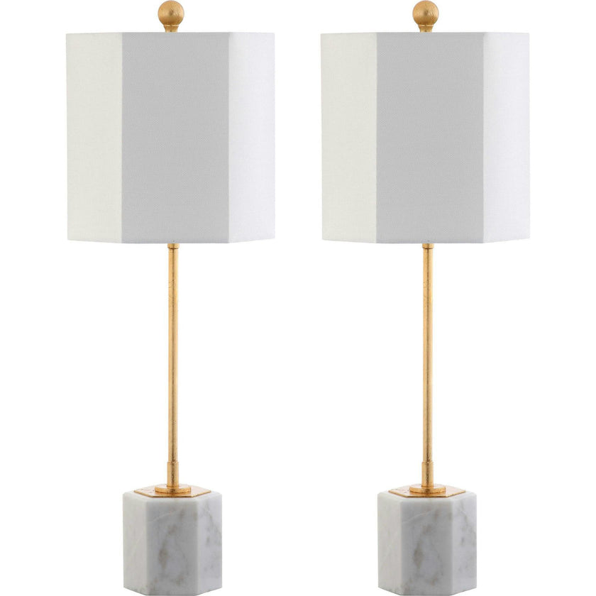 Set of 2 Magdalene Marble Table Lamps