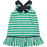 Stripe Knit Dress With Cherries