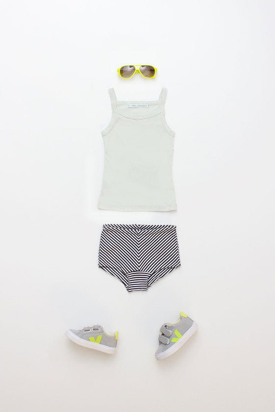 French Stripe Short