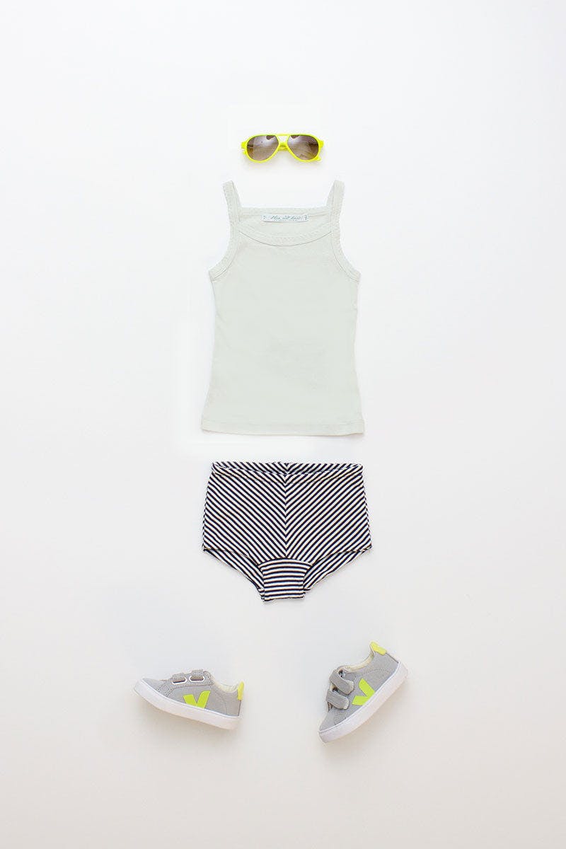 French Stripe Short