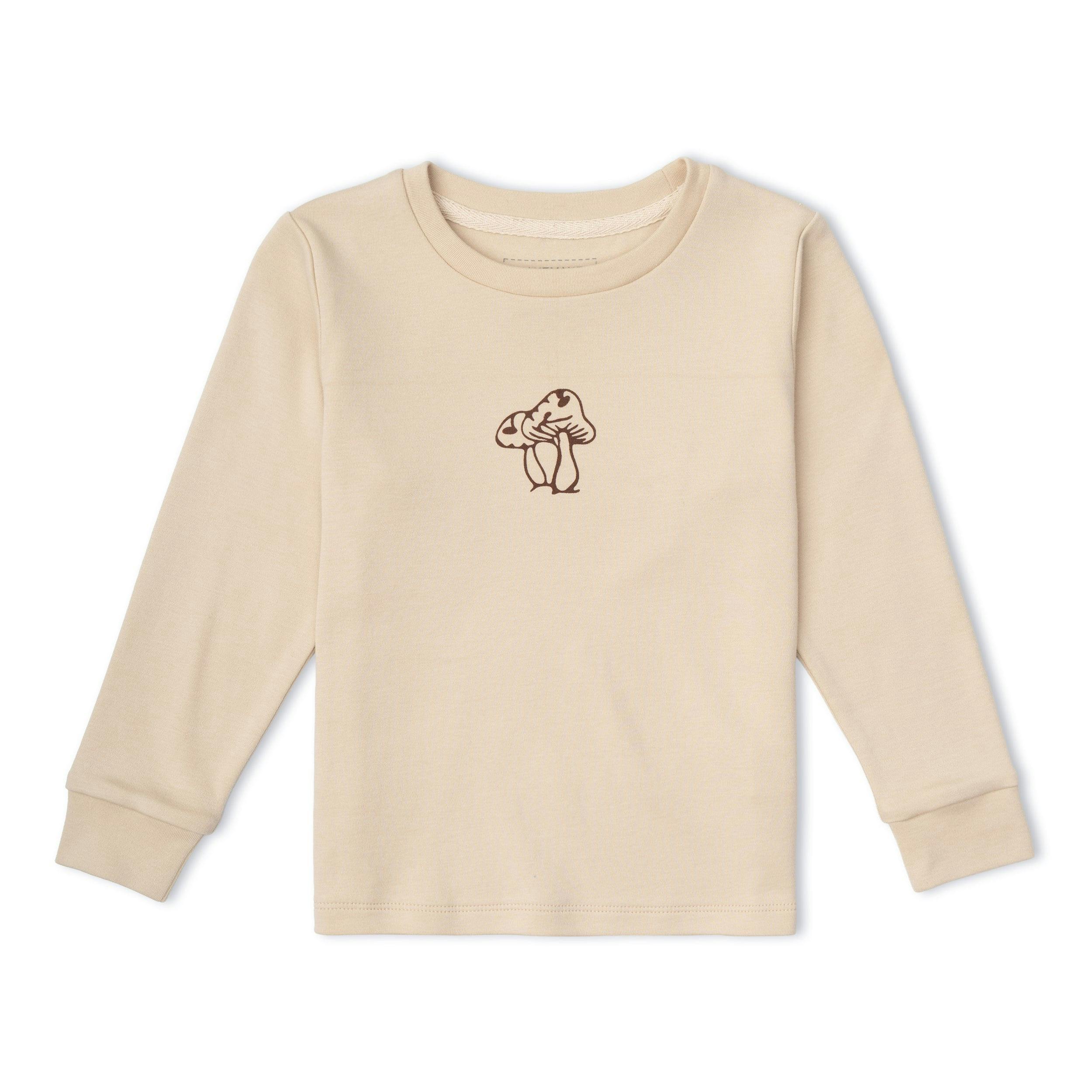 Organic Long Sleeve Tee - Mushroom