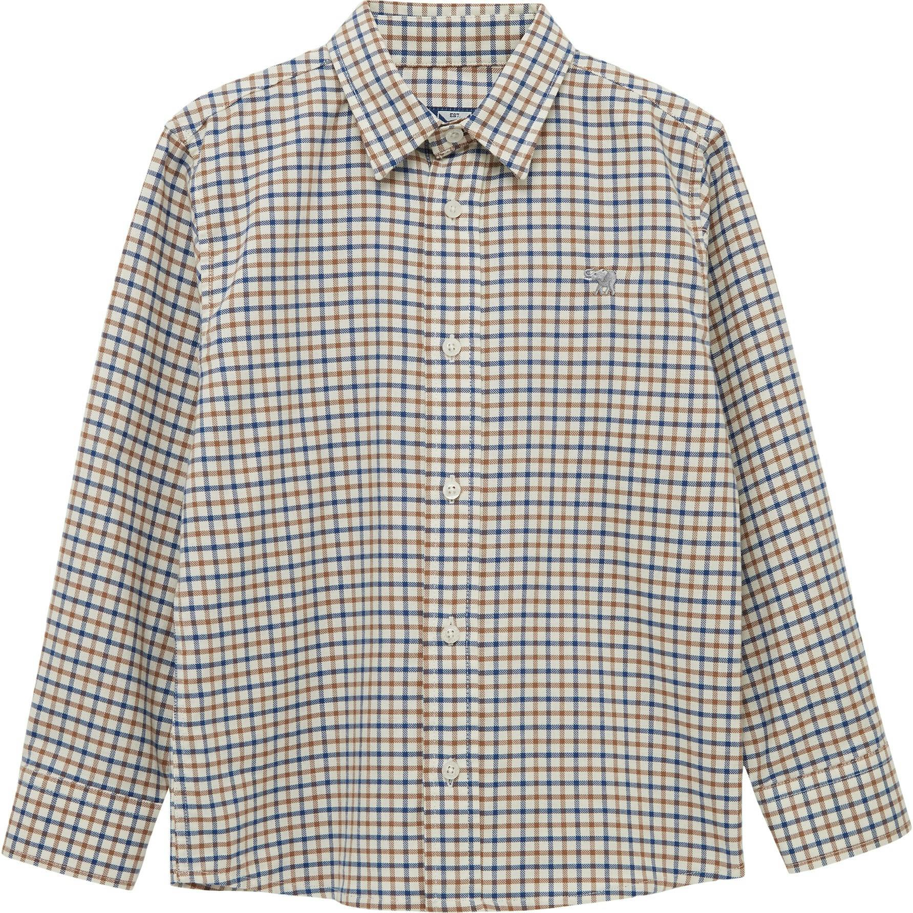 Oliver Shirt in Camel Check