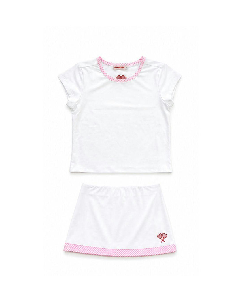 Love All Littles Scarlett Tennis Top