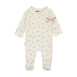 Dainty Dragonfly Print Kimono Footie