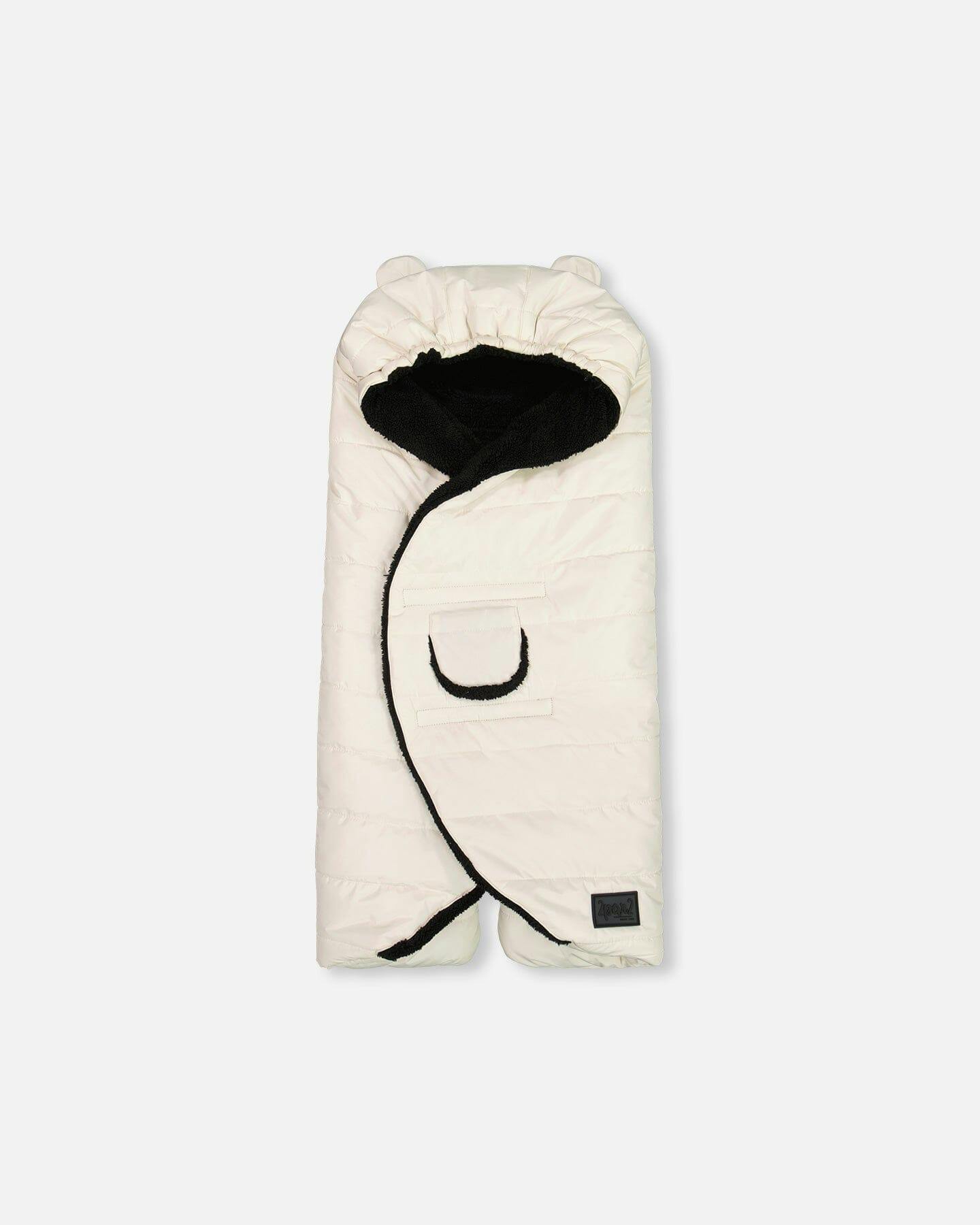 Snugly Baby Wrap Designed for Car Seat and Stroller Off-White