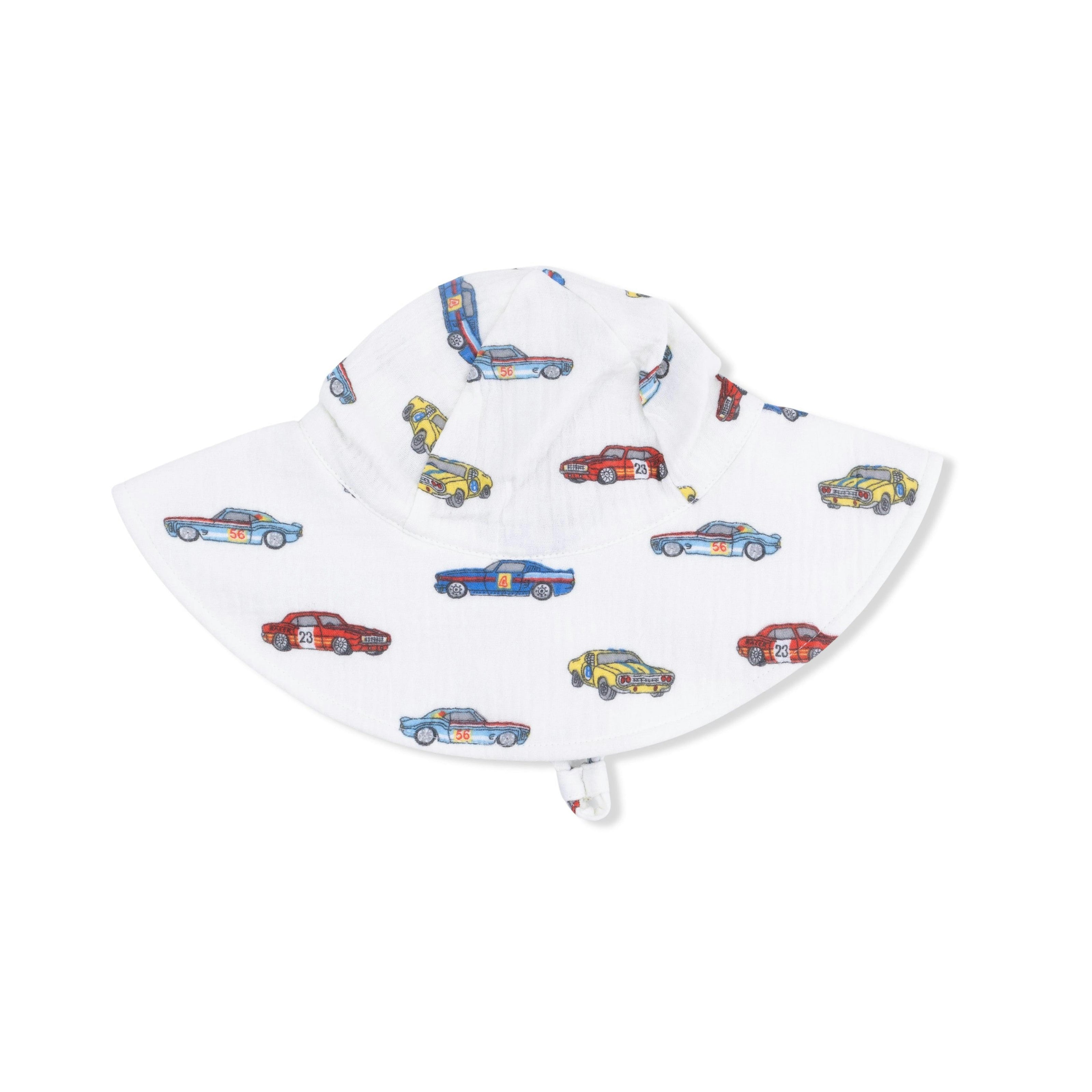 Race Cars - Wide Brim Sun Hat