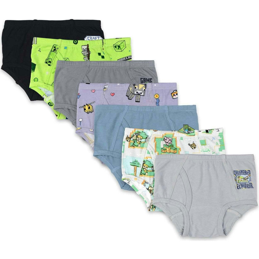 Minecraft Bamboo Boys' Underwear 7-Pack