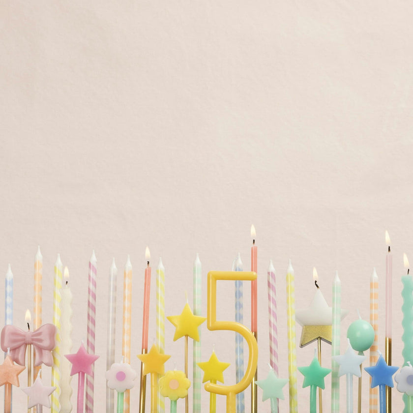 Pastel Patterned Candles