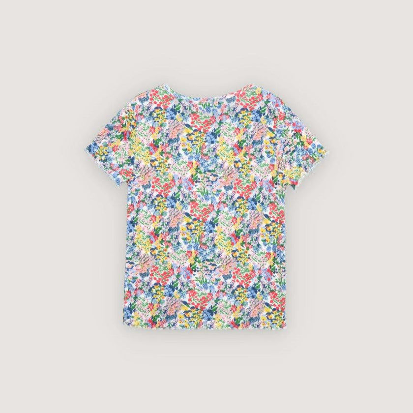 TNS Rib Tee Verbena Print