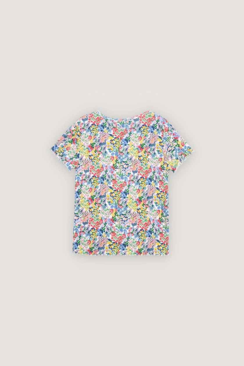 TNS Rib Tee Verbena Print