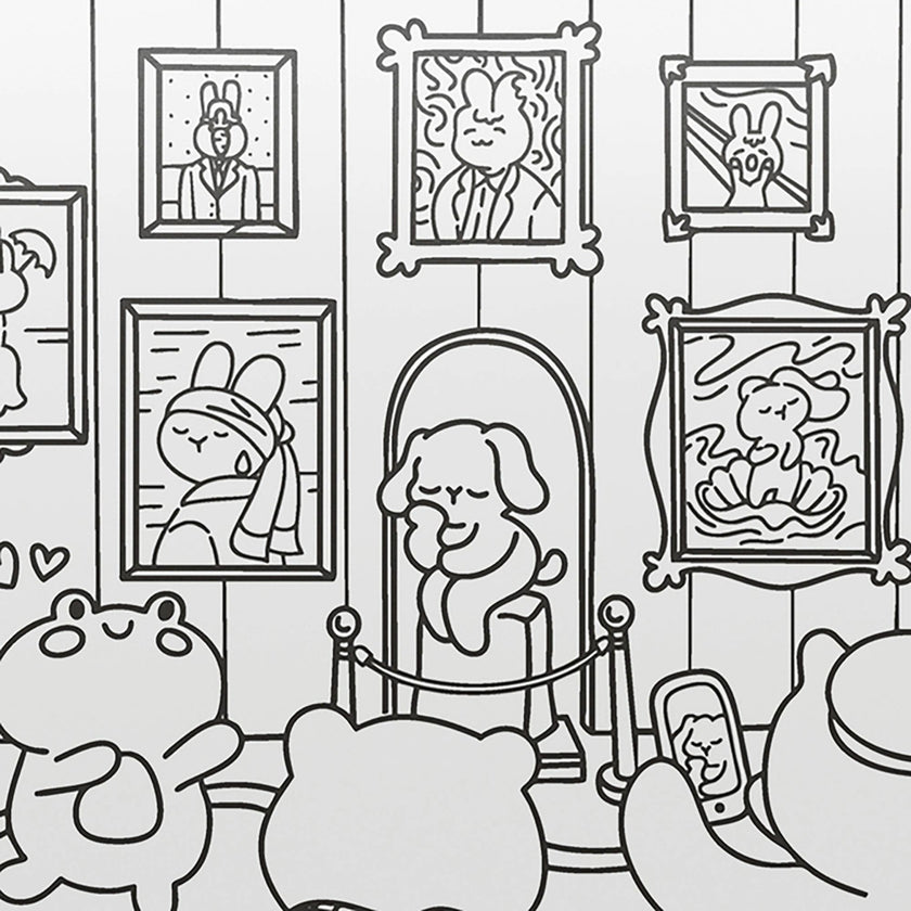 Art Maker: Cozy Coloring Kit - Around Town