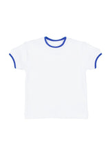 White T-Shirt With Tipping