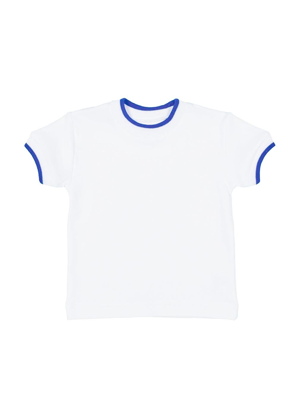 White T-Shirt With Tipping