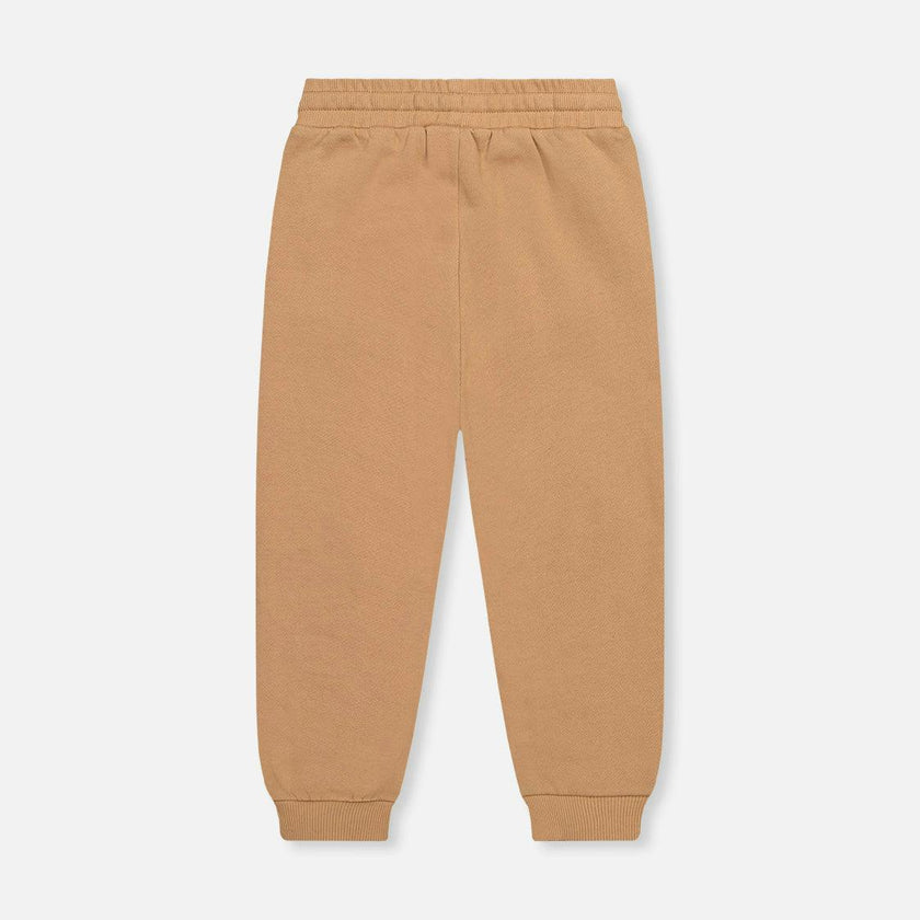 Fleece Sweatpants with Pockets Brown Tannin