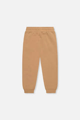 Fleece Sweatpants with Pockets Brown Tannin