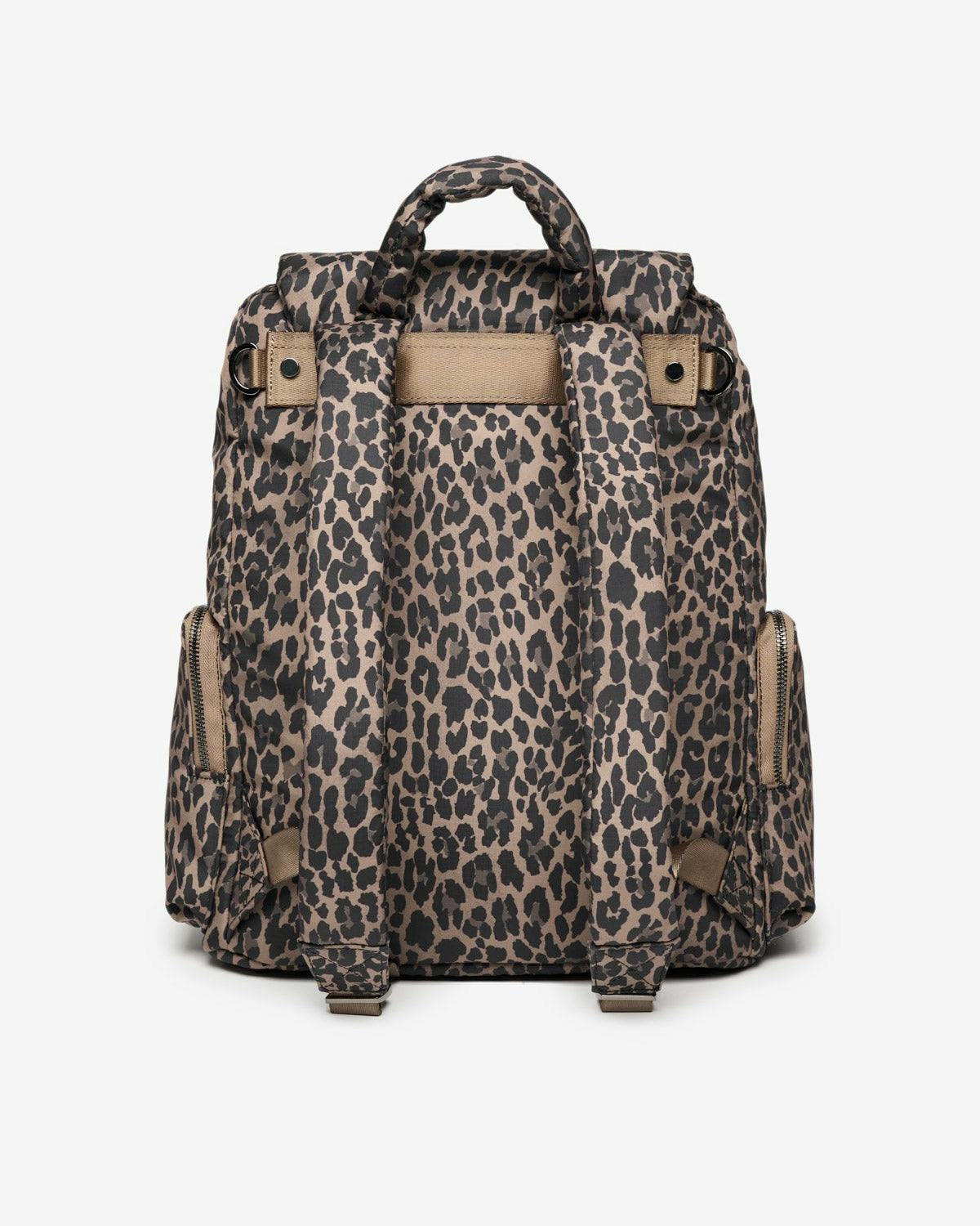 Alto Changing Backpack Brown Tonal Leopard