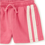 Crochet Sporty Shorts, Pink