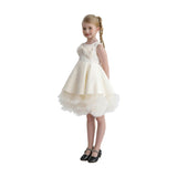 Ivory Anastasia Bow Tulle Dress