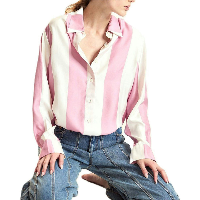 Collectible Stripe Silk Shirt
