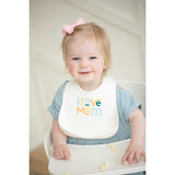 I Love Mom Wonder Bib