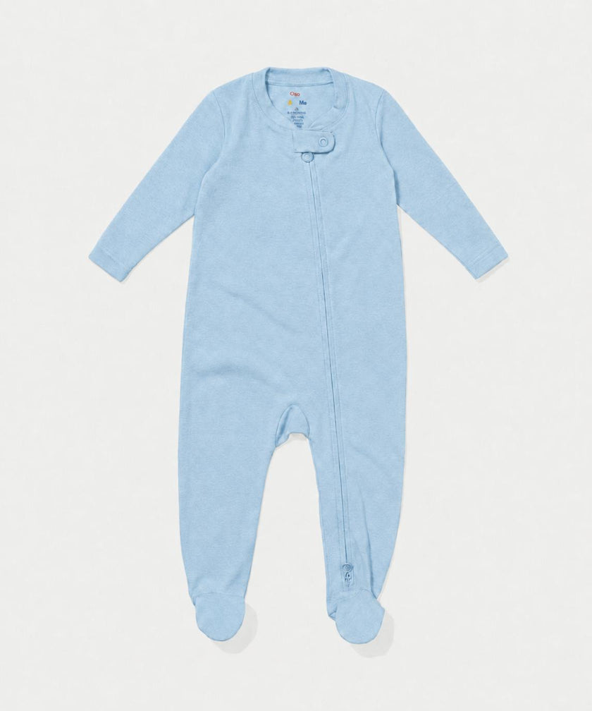 Marley Zip Pajama, Dusty Blue