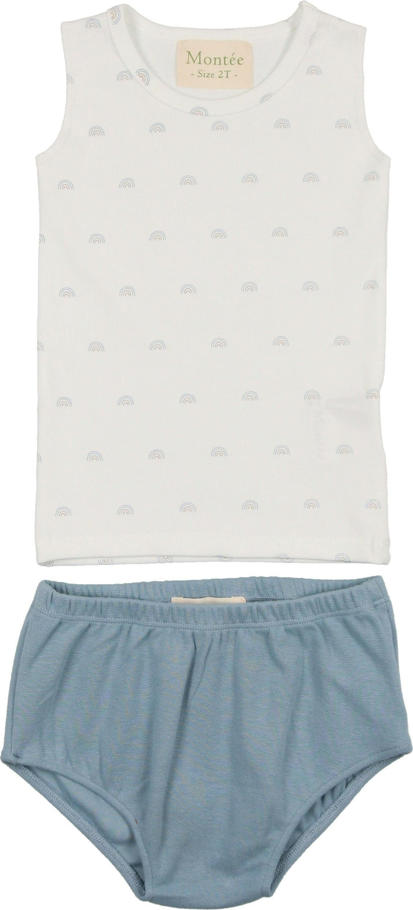 Boys Sleeveless Onesie & Bloomers Set