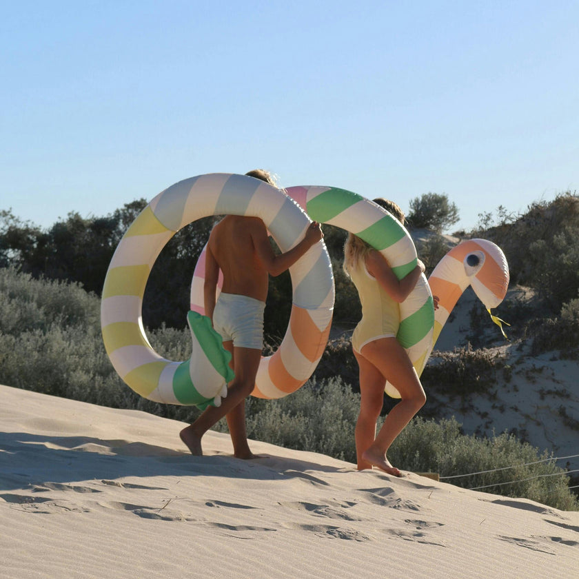 Giant Inflatable Noodle: Poolside