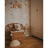 Magic Swans Beige Wallpaper