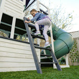 Wrangler Way Wooden Swing Set / Playset With Playhouse