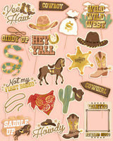 Saddle Up Props - 24 pc photo booth set
