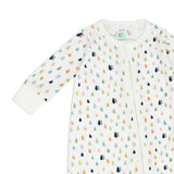 Tiny Drops Zip-up Baby Bodysuit