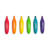 Lucky Cat Paw Scented Neon Highlighters - Set of 6