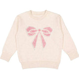Pearl Bow Patch Sweatshirt