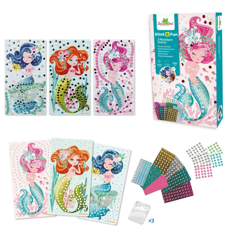 Stick'N Fun - XS Mosaics Mermaid - 5y+