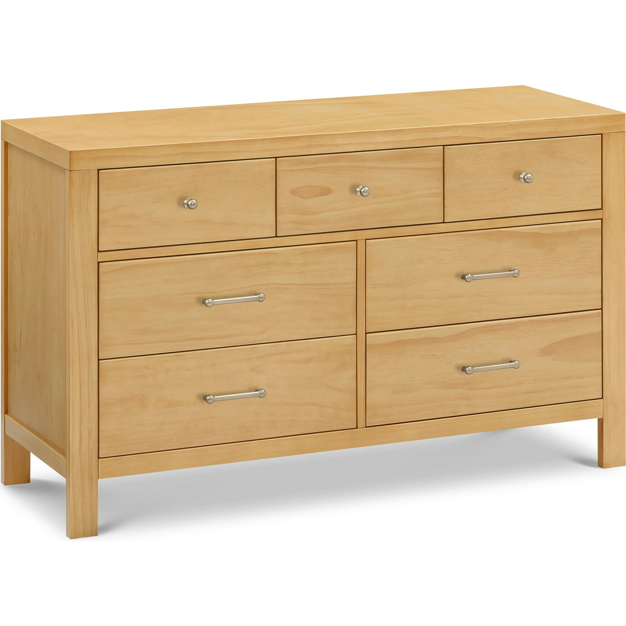 Nantucket 7-Drawer Assembled Dresser in Honey