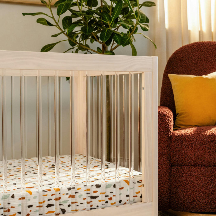 Lolly 3-In-1 Convertible Crib With Toddler Bed Conversion Kit