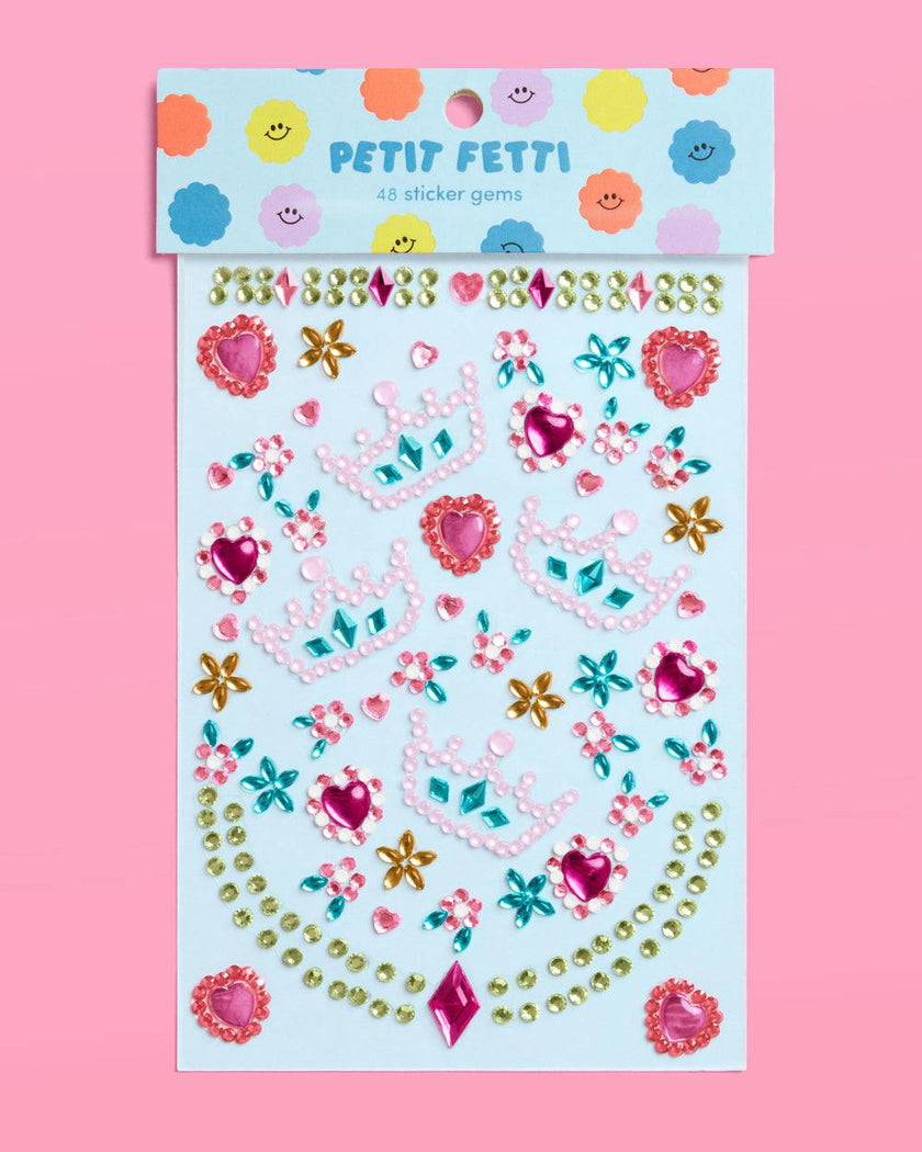 Pretty Princess Gem Set - 53 adhesive gems