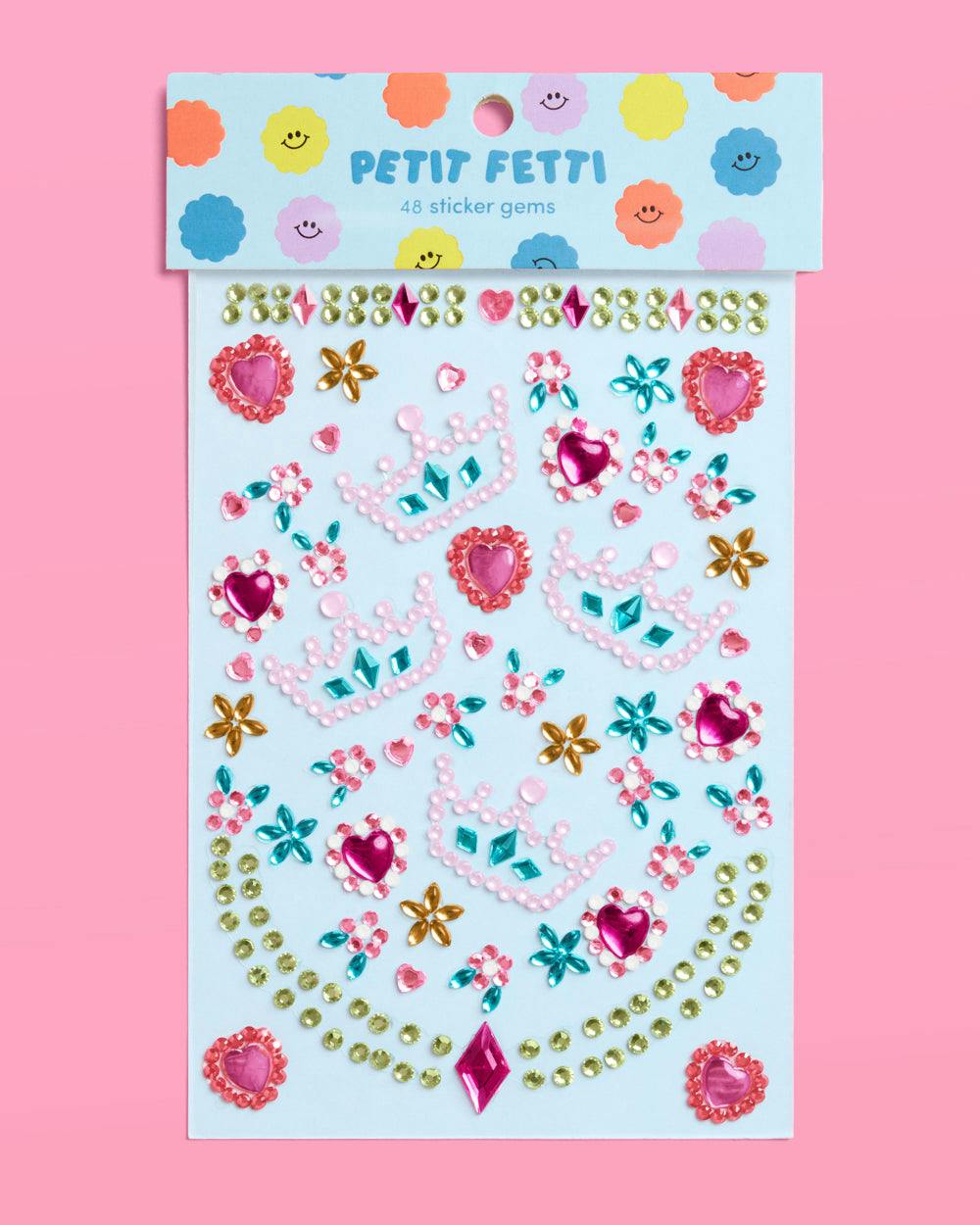 Pretty Princess Gem Set - 53 adhesive gems