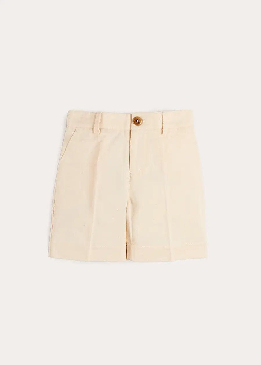 Tailored Shorts in Cream (4-8yrs)