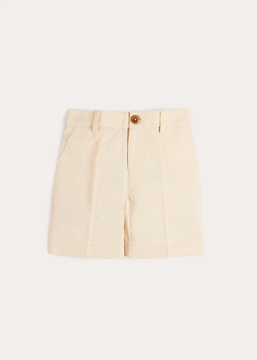 Tailored Shorts in Cream (4-8yrs)