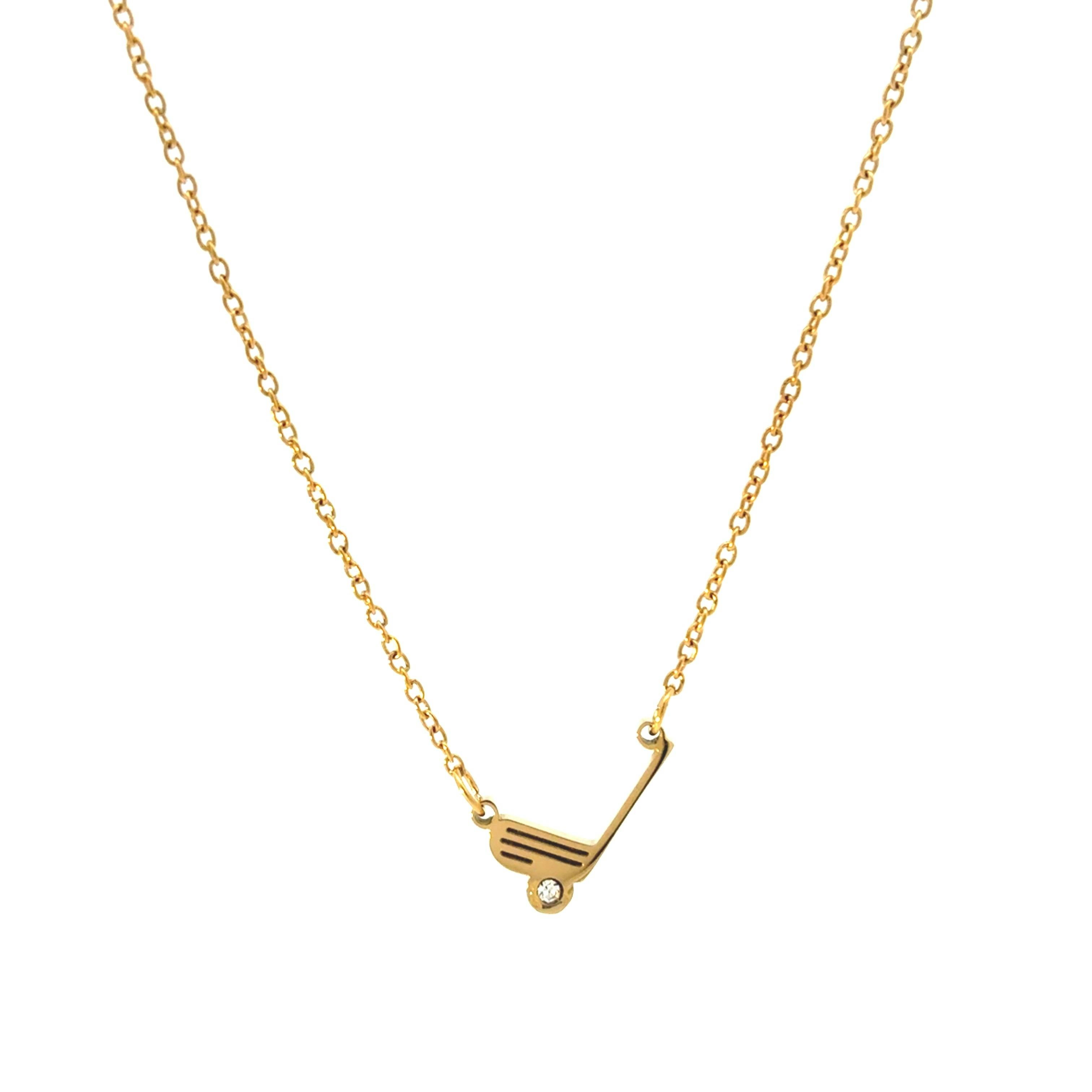 Golf Club Necklace
