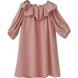 Sara dress (ash pink)