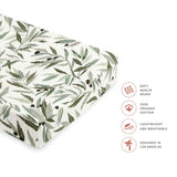 Babyletto Quilted Changing Pad Cover in GOTS Certified Organic Muslin Cotton
