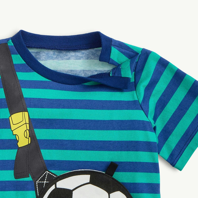 Magnetic Peek-A-Pocket T-Shirt & Shorts Set