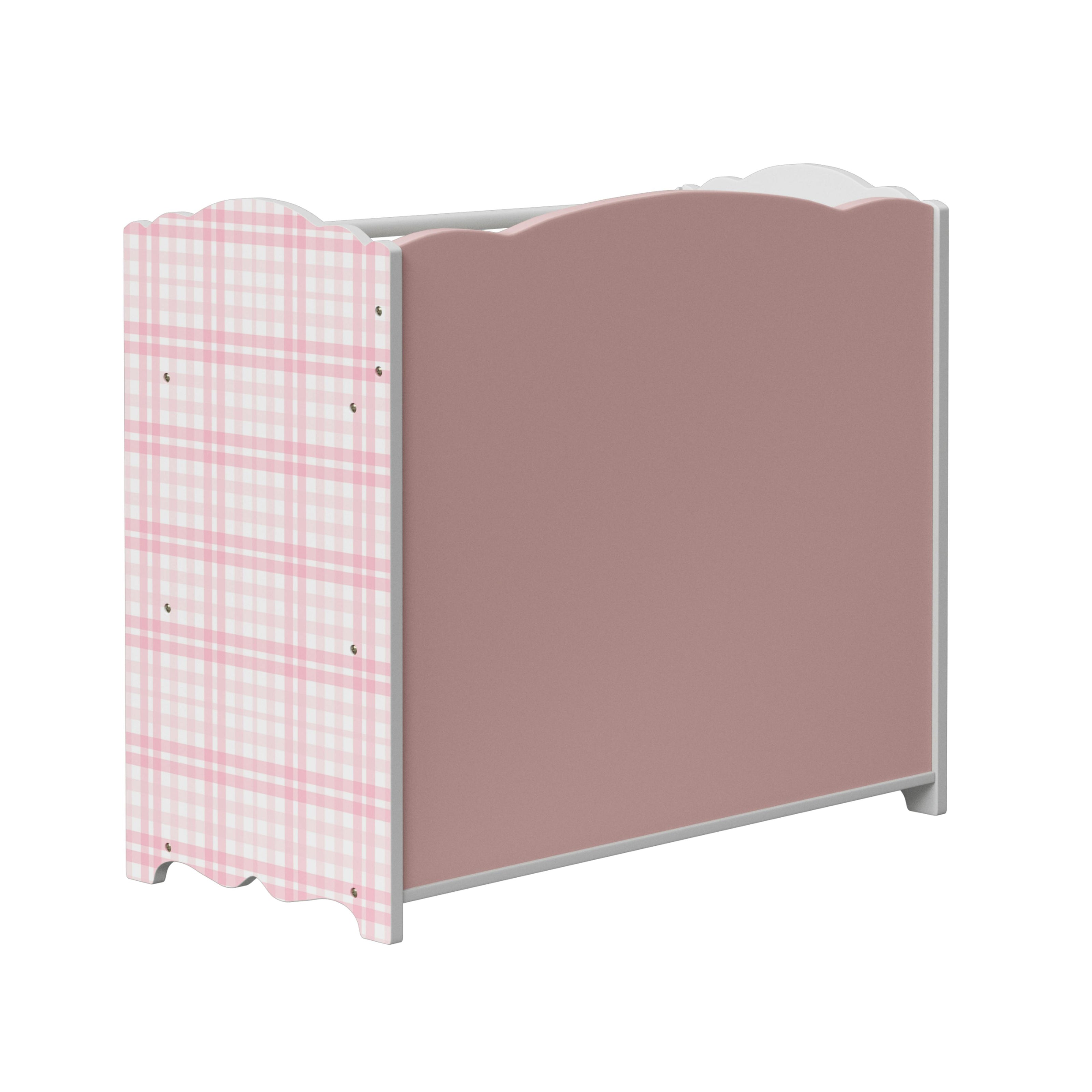 Olivia's Little World Aurora Princess Baby Doll Crib with Storage & Bedding