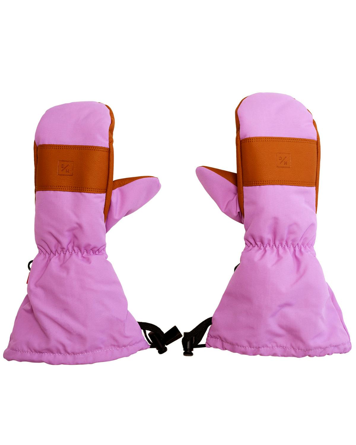 Kids Waterproof Mitten in Pink Lavender
