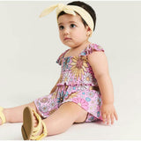 Presley Pink Smocked Babydoll Bummie Set