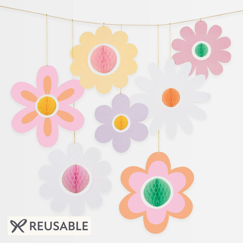 Groovy Flower Hanging Decorations