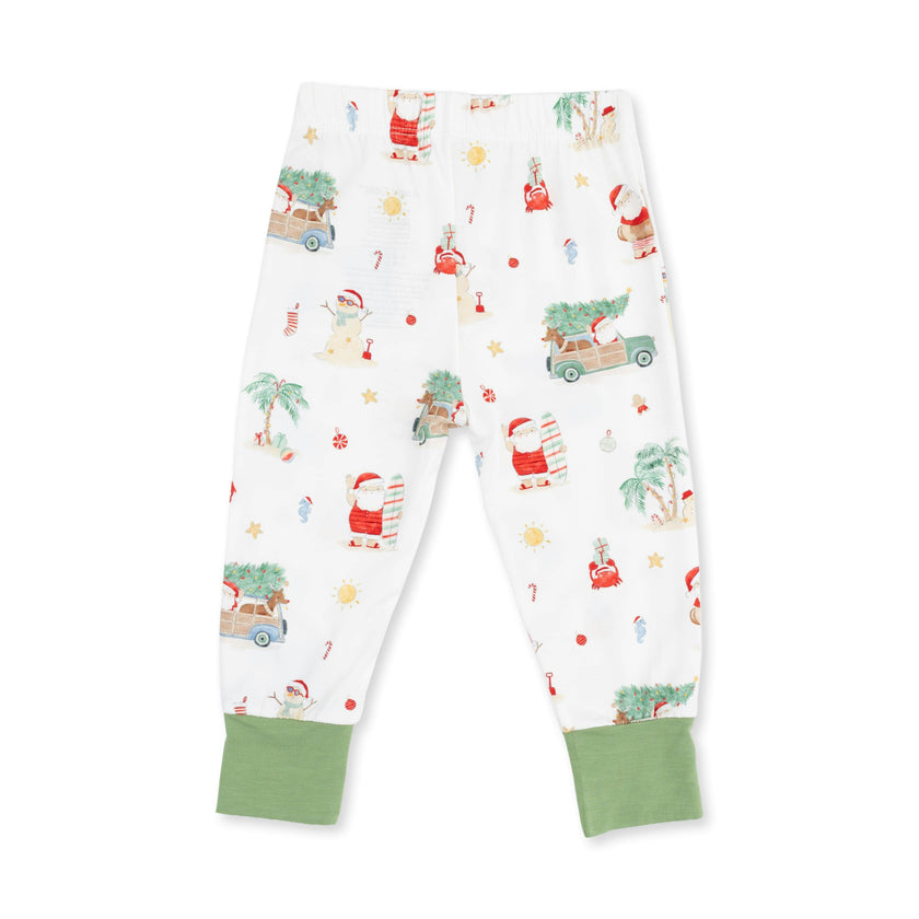 Beach Christmas - Bamboo - Long Sleeve Loungewear Set